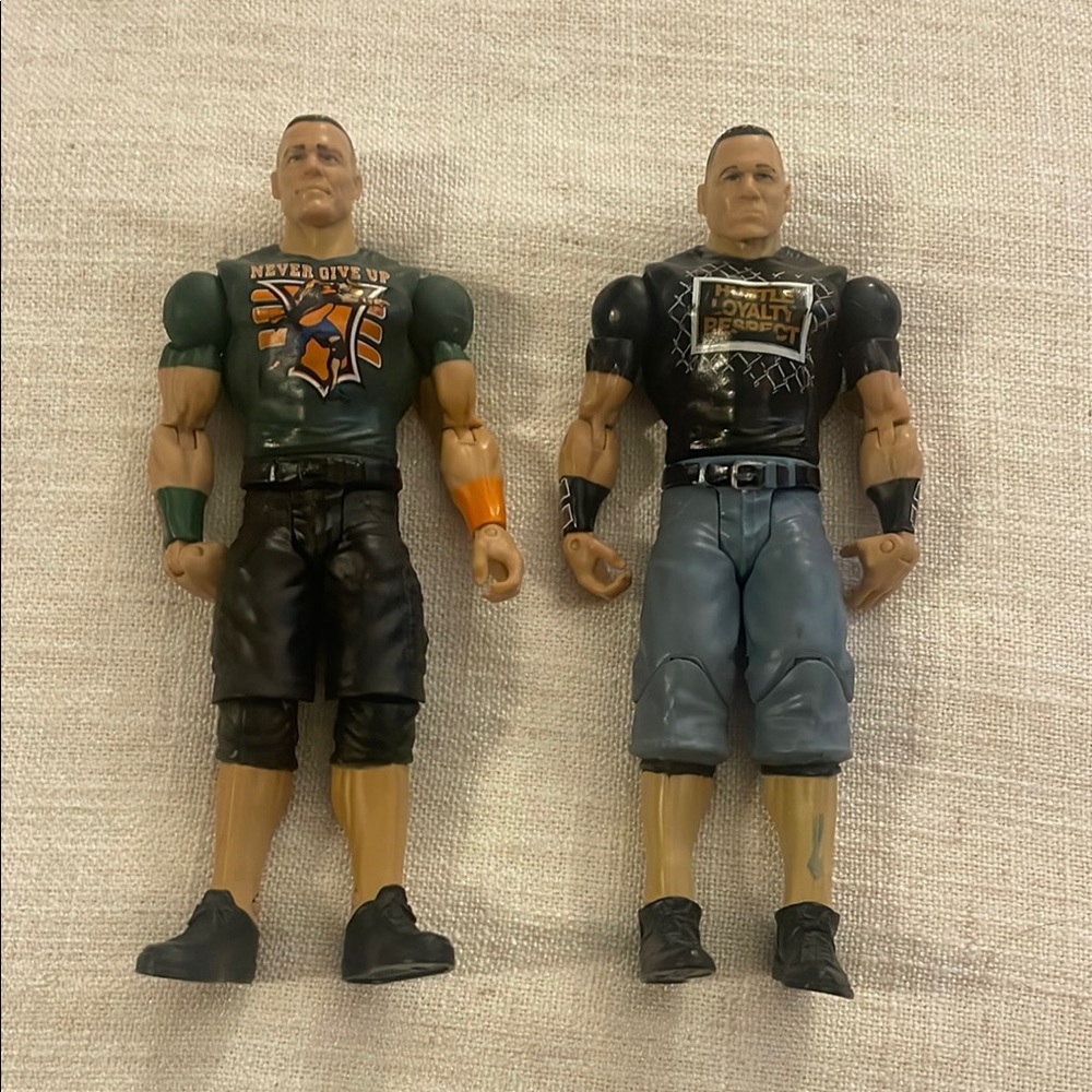 WWE wrestling Figures 2x John Cena